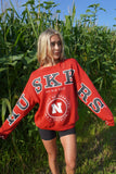 Huskers Crew Red/Black