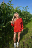 All “N” Nebraska Crew Red