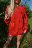 All “N” Nebraska Crew Red