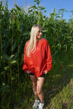 All “N” Nebraska Crew Red