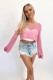 Malibu Mesh Sweater Pink