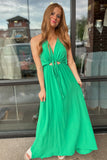 Spring Green Halter Jumpsuit