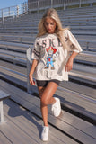 Huskers Graphic Tee Oatmeal