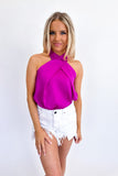 Emery Halter Top Orchid