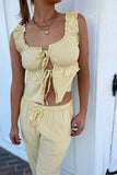 Sunny Days Tiered Top - Yellow