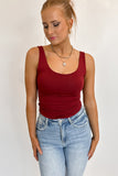 Charlotte Tank Top Scarlet