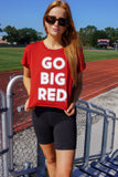 Go Big Red Tee Red