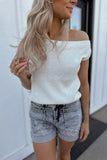 Loren Off Shoulder Sweater - Ivory