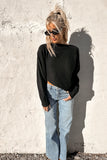 Brooklyn Wool Sweater Black- FINAL SALE