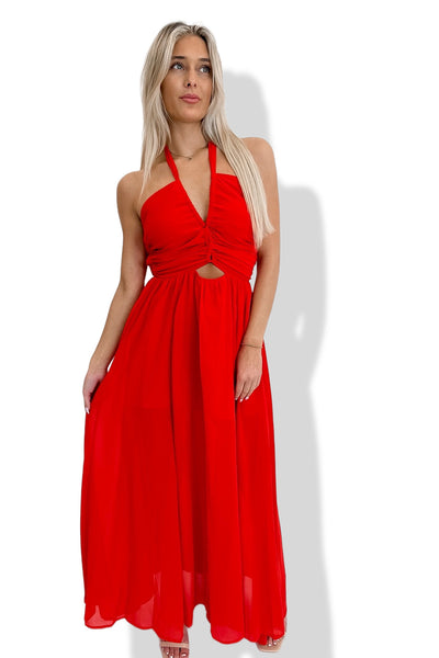 Rosie Red Maxi Dress