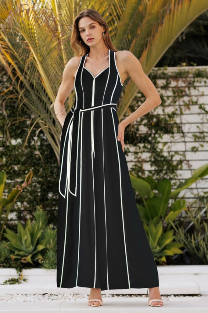 The Perfect Jumpsuit- Black/White