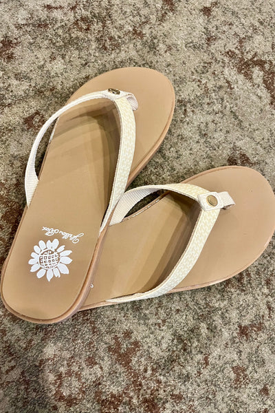 Yellowbox Farrie Flip Flop- Ivory