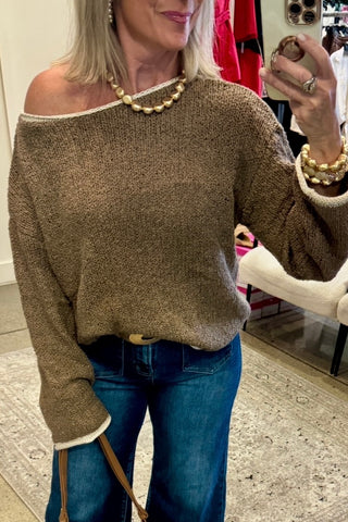 Courtney Sweater- Carmel
