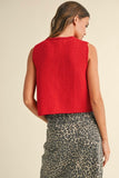 Tie Me Vest- Red