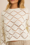 Diamond Sweater Off White