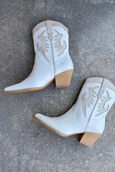 Houston Cream/Taupe Boot