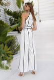 The Perfect Jumpsuit- White/Black