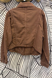 Mocha Denim Jacket