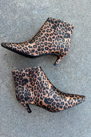 Lean Kitten Bootie- Leopard- FINAL SALE