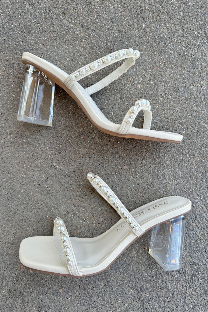 Mae Strappy Pearl Heel