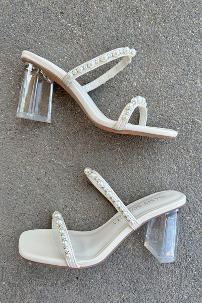 Mae Strappy Pearl Heel