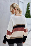 Stripe Color Block- Brown- FINAL SALE
