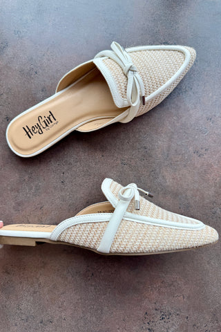 Corkys Tip Included Mule- Ivory Combo