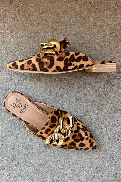 Gem Leopard Mule- FINAL SALE