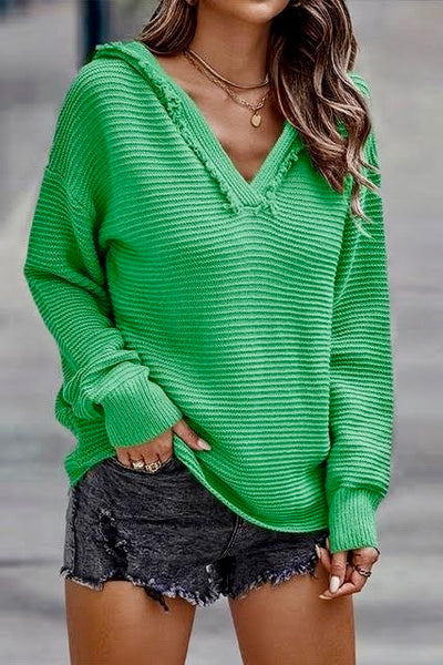Green Hoodie Sweater