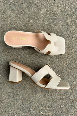 Lasting Heel- Ivory