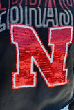Nebraska Sequin N Sweatshirt