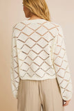 Diamond Sweater Off White
