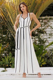 The Perfect Jumpsuit- White/Black