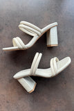 Angela Strappy Heel- Beige