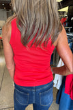 Ne Red Tank Top