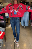 Ne Herbie & Patches Sweatshirt- Red