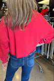 Ne Herbie & Patches Sweatshirt- Red