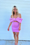 Last Call Mini Dress Lavender- FINAL SALE