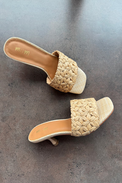 Luna Kitten Heel- Natural