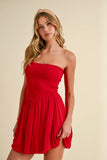 Bali Mini Dress Red