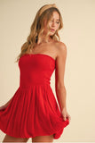Bali Mini Dress Red