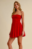 Bali Mini Dress Red