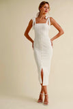 Love Spell Midi Dress White