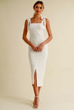 Love Spell Midi Dress White