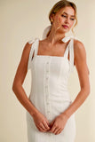 Love Spell Midi Dress White