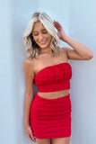 Red Roses Tube Top- FINAL SALE
