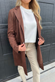 Fireside Suede Jacket Brown