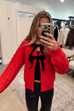 Red Bow Tie Sweater