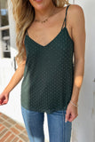 Hunter Green Embellished Tank