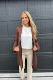 Fireside Suede Jacket Brown